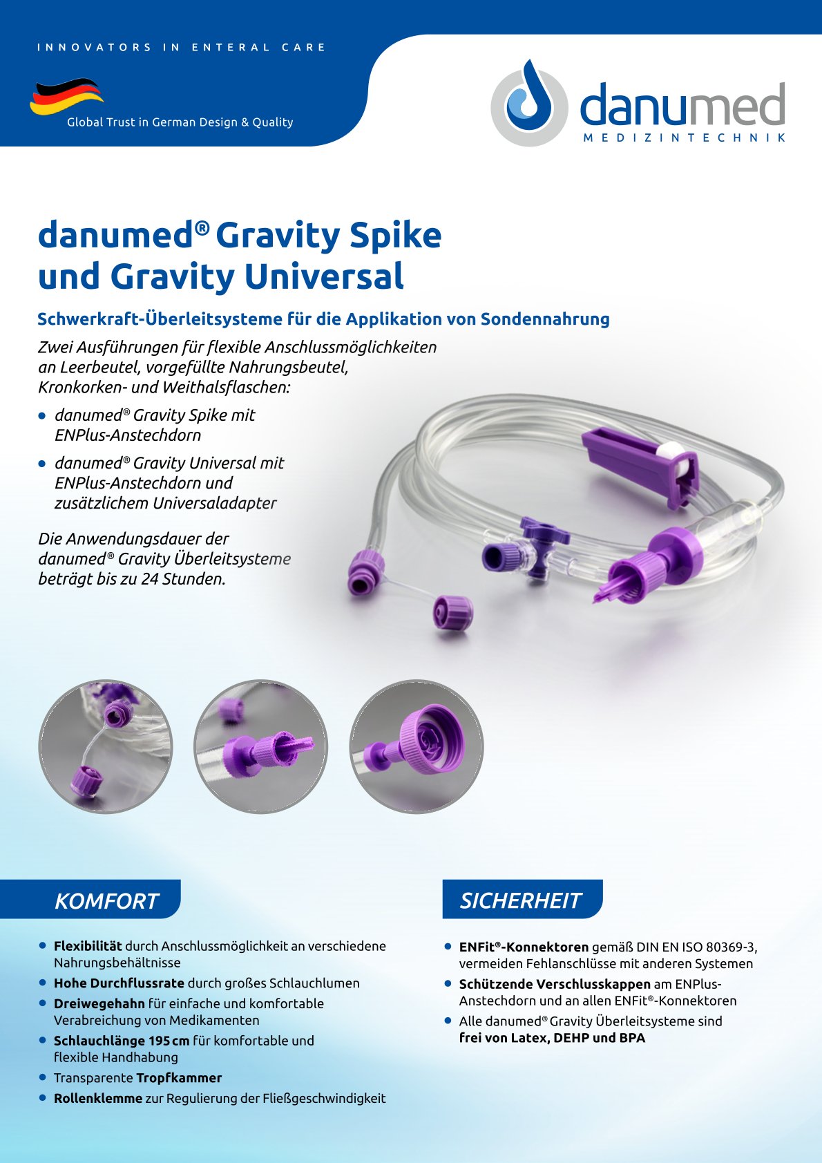 danumed® Schwerkraft-Sets