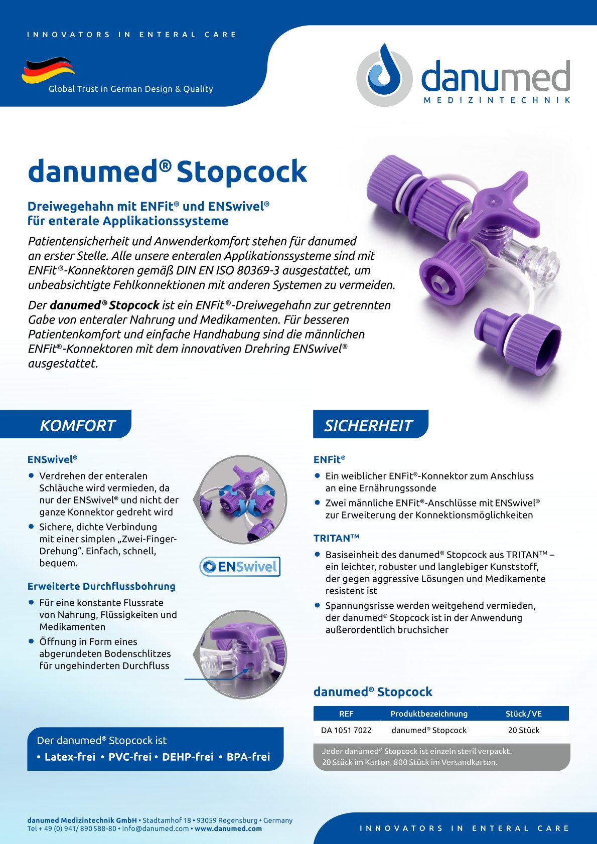 danumed® Absperrhahn